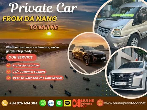 Private Car From Da Nang To Mui Ne